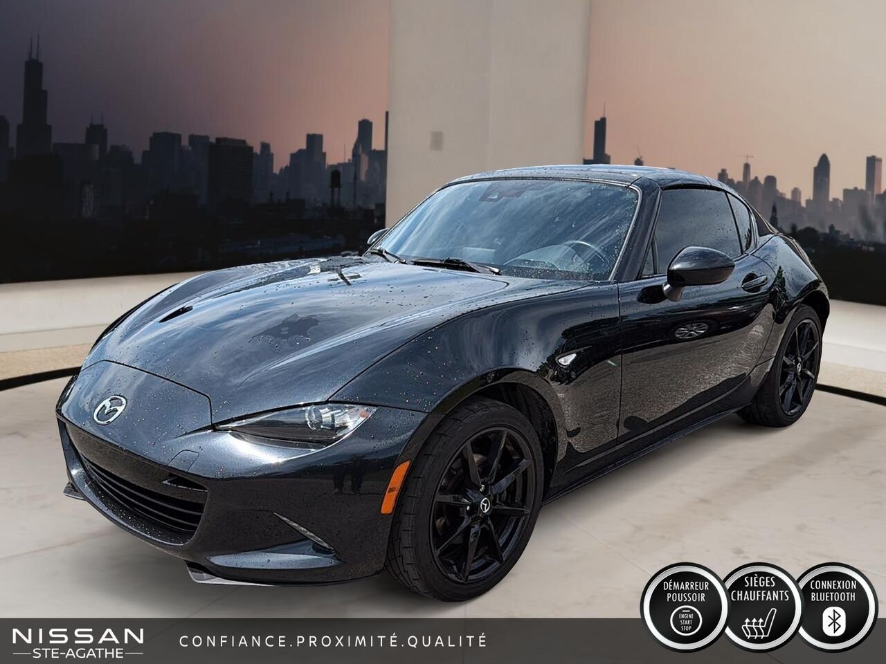 2022 Mazda MX-5 RF Black Sainte-Agathe-des-Monts - photo #0