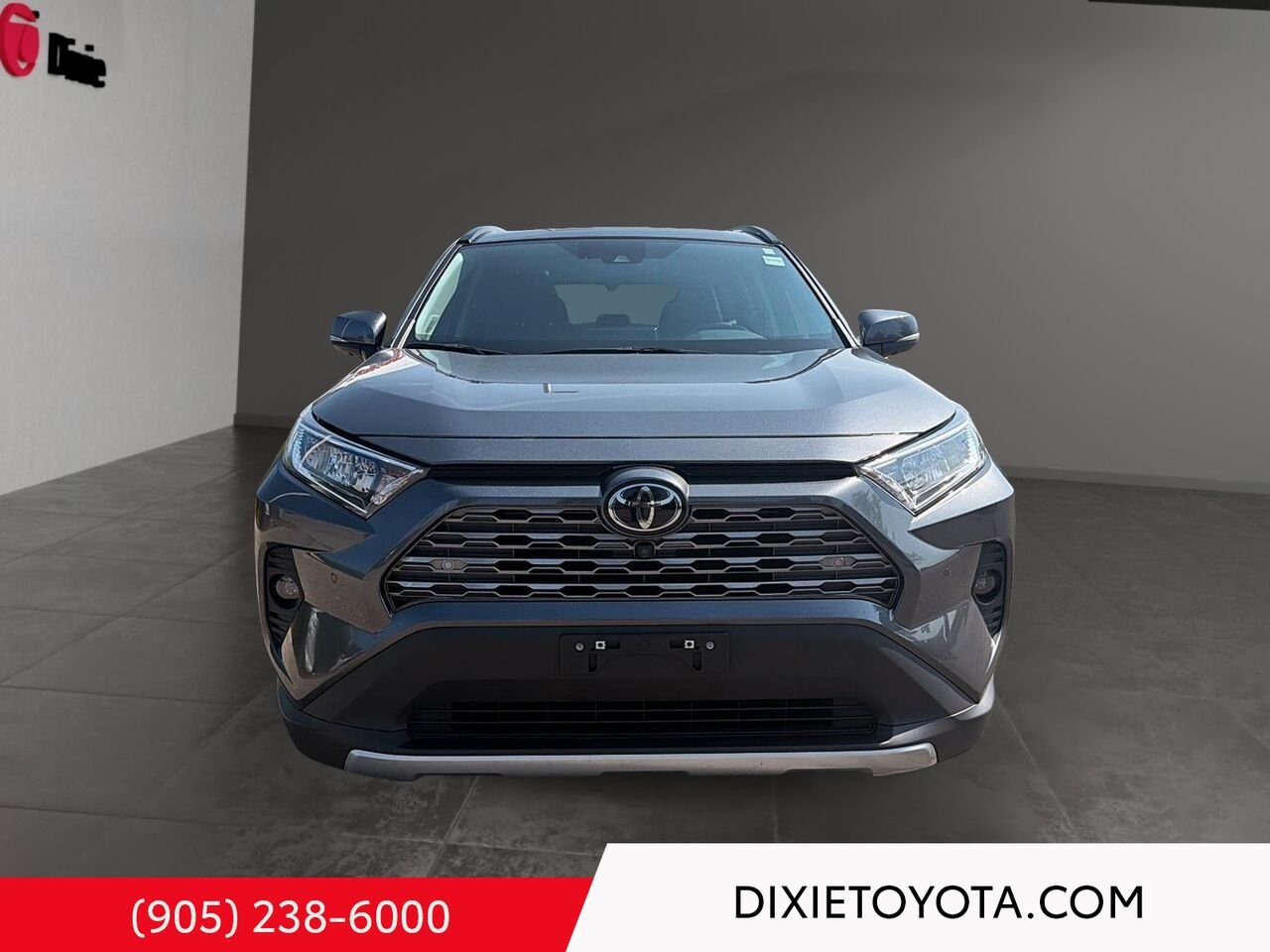 2021 Toyota RAV4 LIMITED AWD / HEATED AND VENTILATED SEATS / MOONROOF / LEATHER SURFACE / ALLOY WHEELS / CARPLAY AND ANDROID AUTO Grey Mississauga - photo #1