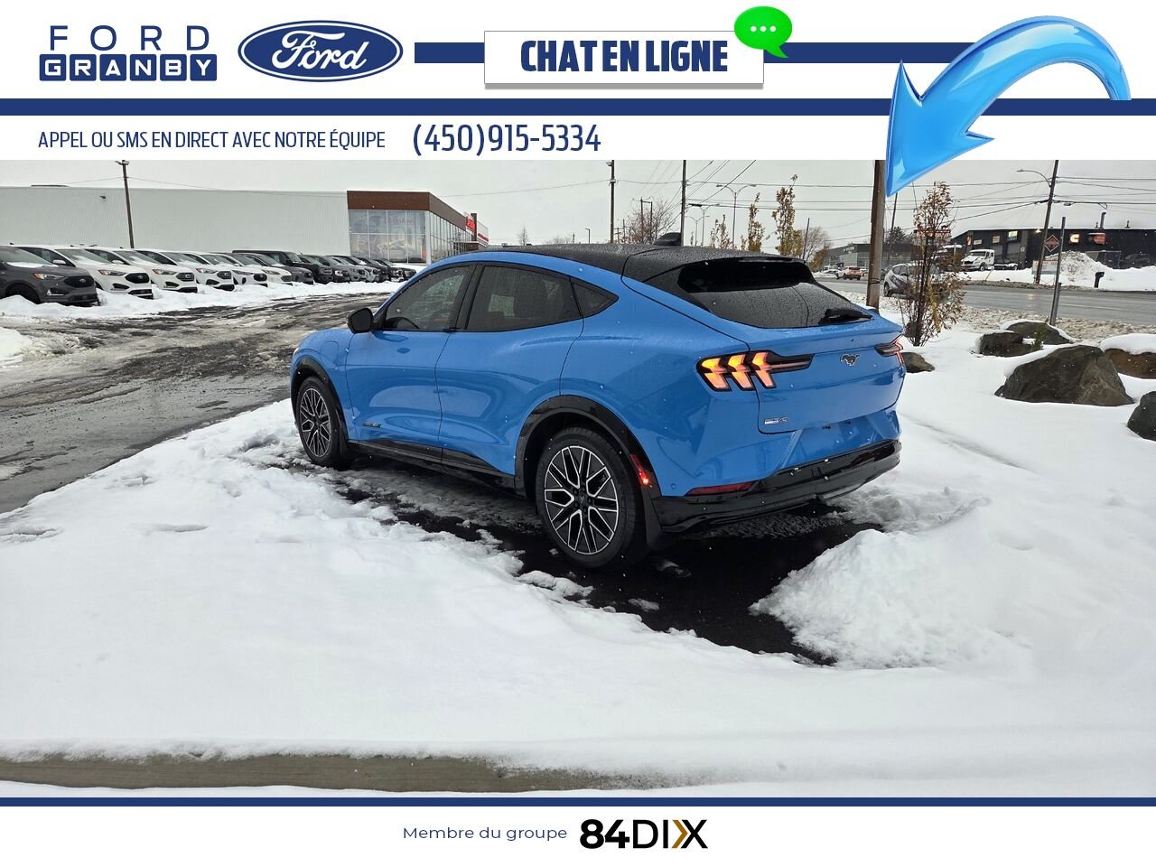 2024 Ford Mustang Mach-E Blue Granby - photo #4