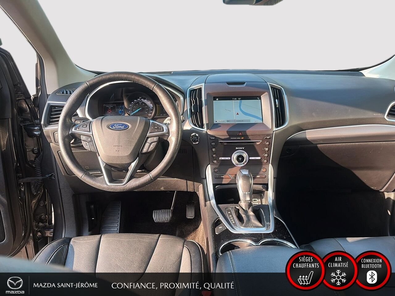 2018 Ford Edge Titanium | TOIT PANORAMIQUE | CUIR | AWD | Grey Saint-Jérôme - photo #23