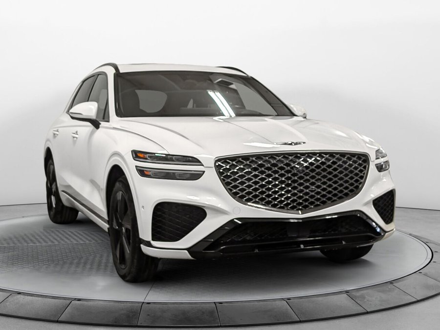 Genesis GV70 AWD Prestige Toit Pano Volant Chauffant 2023 Blanc