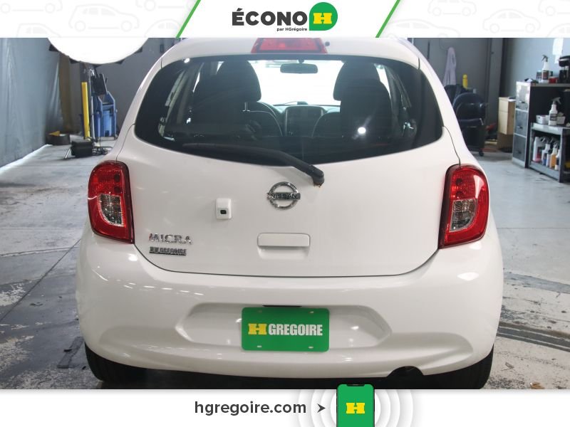 Nissan MICRA 821788 | S AUTO GR ÉLEC A/C BLUETOOTH CAMÉRA 2018 Blanc Laval - photo #5