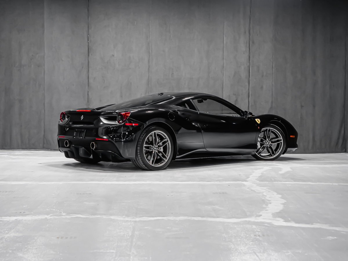2016 Ferrari 488 GTB Black Montreal - photo #6