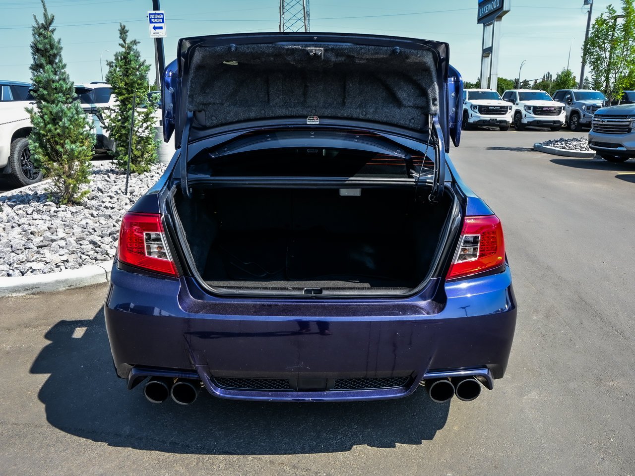 2011 Subaru Impreza 4dr Sdn WRX STI Blue Sherwood Park - photo #13