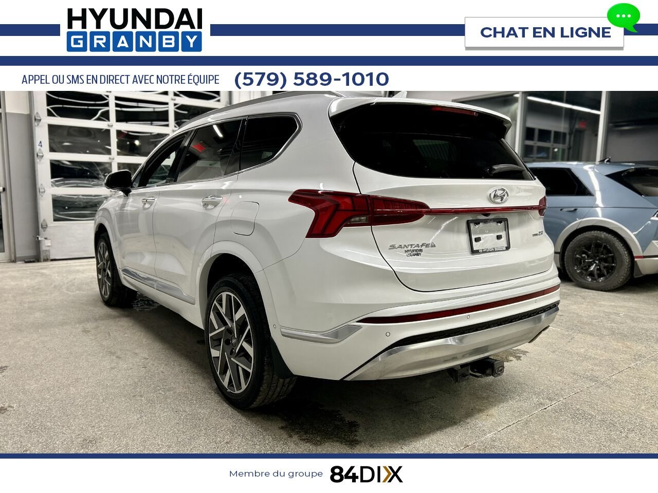 Hyundai Santa Fe 2022 Blanc Granby - photo #4