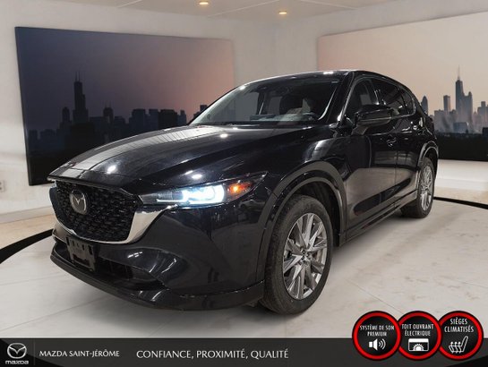 2025 Mazda CX-5 GT | TOIT OUVRANT | CUIR | AWD | Black
