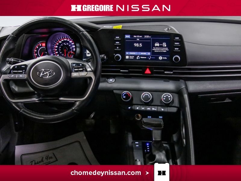 Hyundai Elantra CF7190 | Preferred * Caméra * Bluetooth * Cruise * 2023 Noir Laval - photo #11