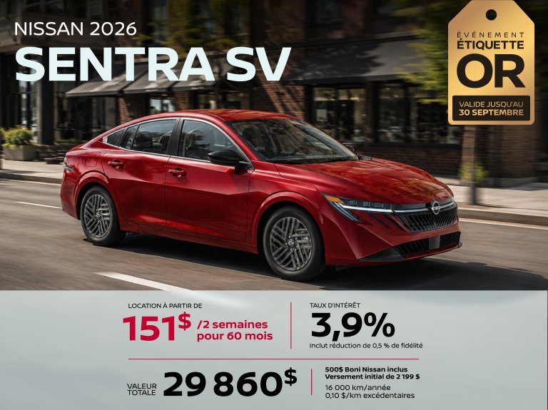 Promo SENTRA