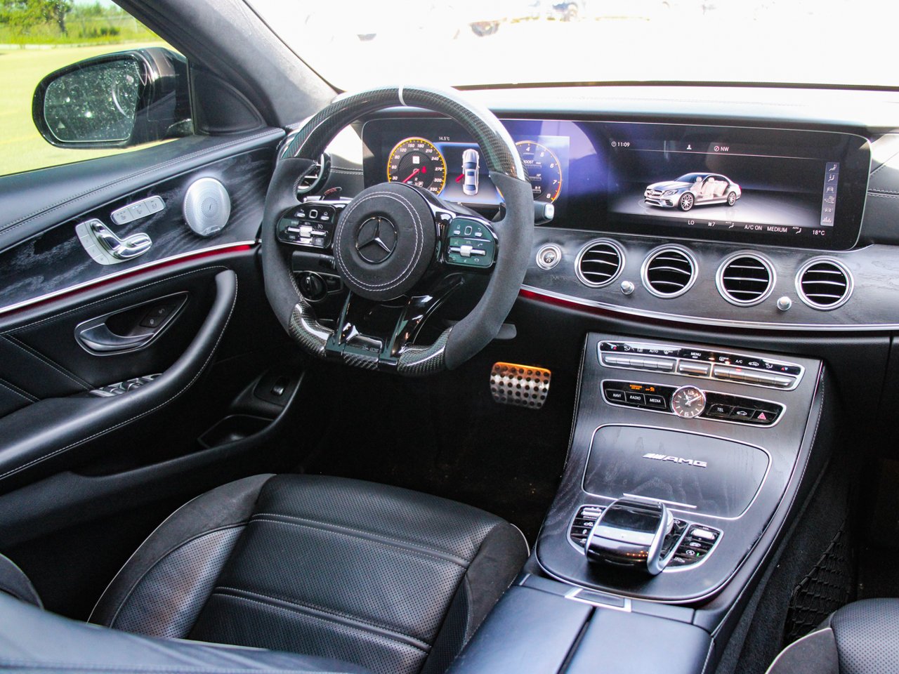 2018 Mercedes-Benz E-Class AMG E 63 S 4MATIC Sedan Black Sherwood Park - photo #31