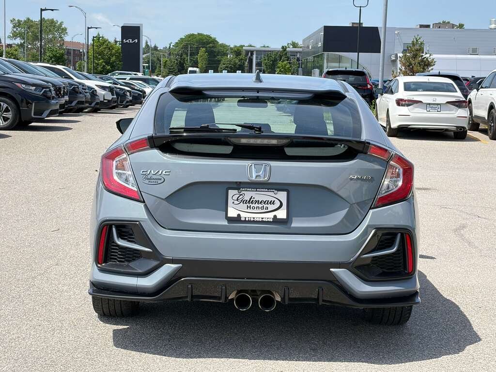 2021 Honda Civic Hatchback Sport CVT Grey Gatineau - photo #4
