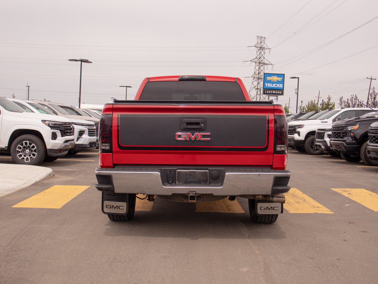 2015 GMC Sierra 1500 4WD Double Cab 143.5 SLE Red Sherwood Park - photo #8