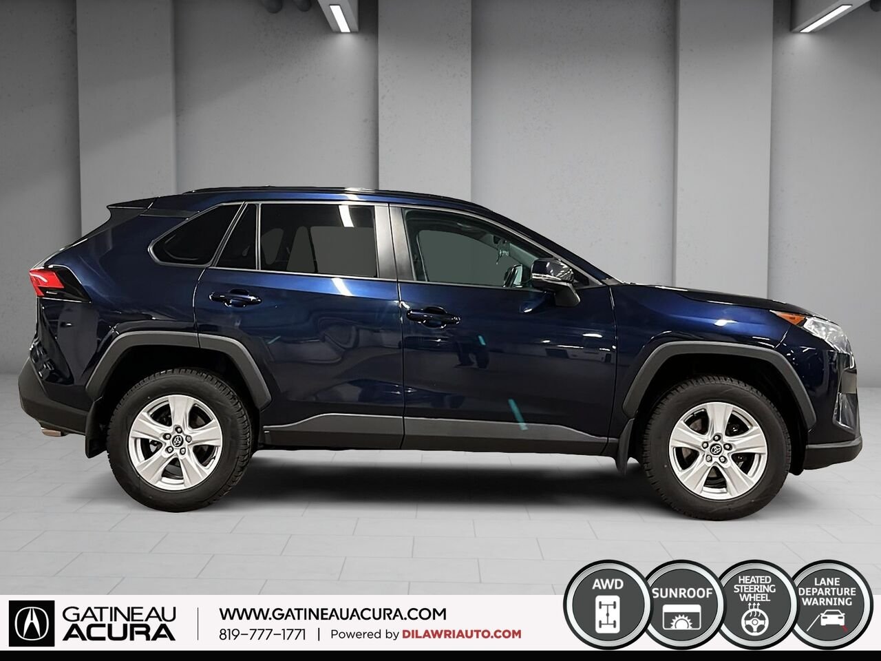 Toyota RAV4 XLE AWD 2020 Bleu Ottawa & Gatineau - photo #14