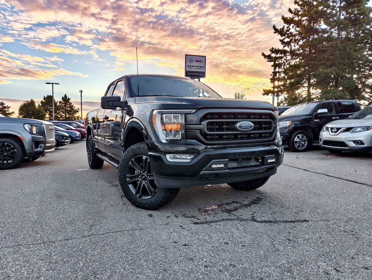 2021 Ford F-150 XLT 4WD SuperCab 6.5' Box Black Sherwood Park - photo #1