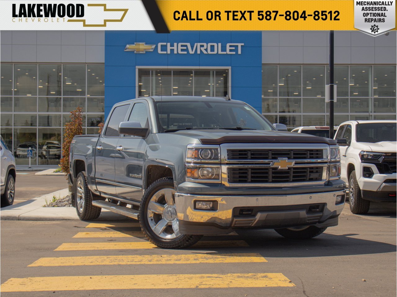 2014 Chevrolet Silverado 1500 4WD Crew Cab Short Box LTZ w/2LZ Blue Sherwood Park - photo #0