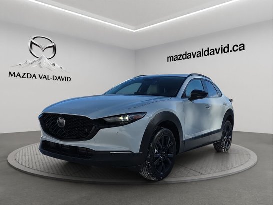 2026 Mazda CX-30 GT turbo, awd, toit ouvrant, Écran 360 degré, Navigation, chargeur sans fil pour cellulaire Aero Grey Metallic