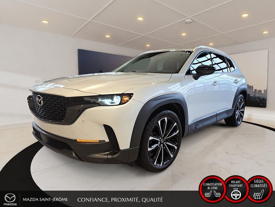 Mazda CX-50 GT | TOIT PANORAMIQUE | CUIR | AWD | 2023 Blanc