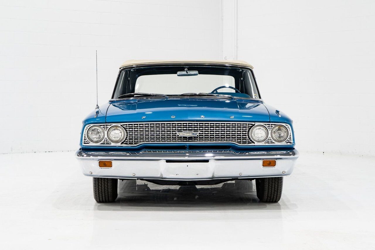 Ford Galaxie 500 *PRIX EN USD* 406 Cu In TriPower 4-Speed Convertible 1963 Bleu Montréal - photo #40