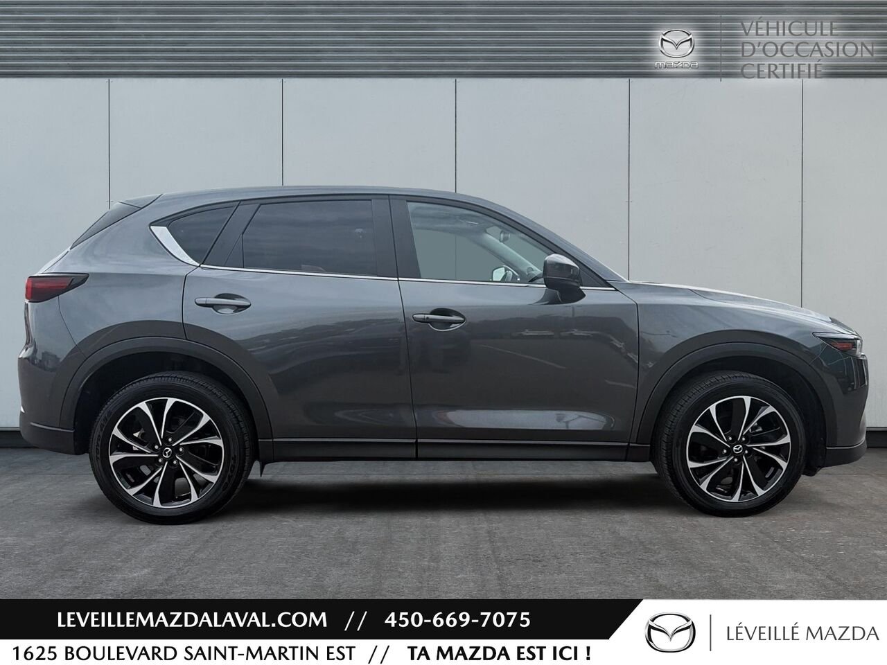 Mazda CX-5 GS TI 2023 Gris Laval - photo #4