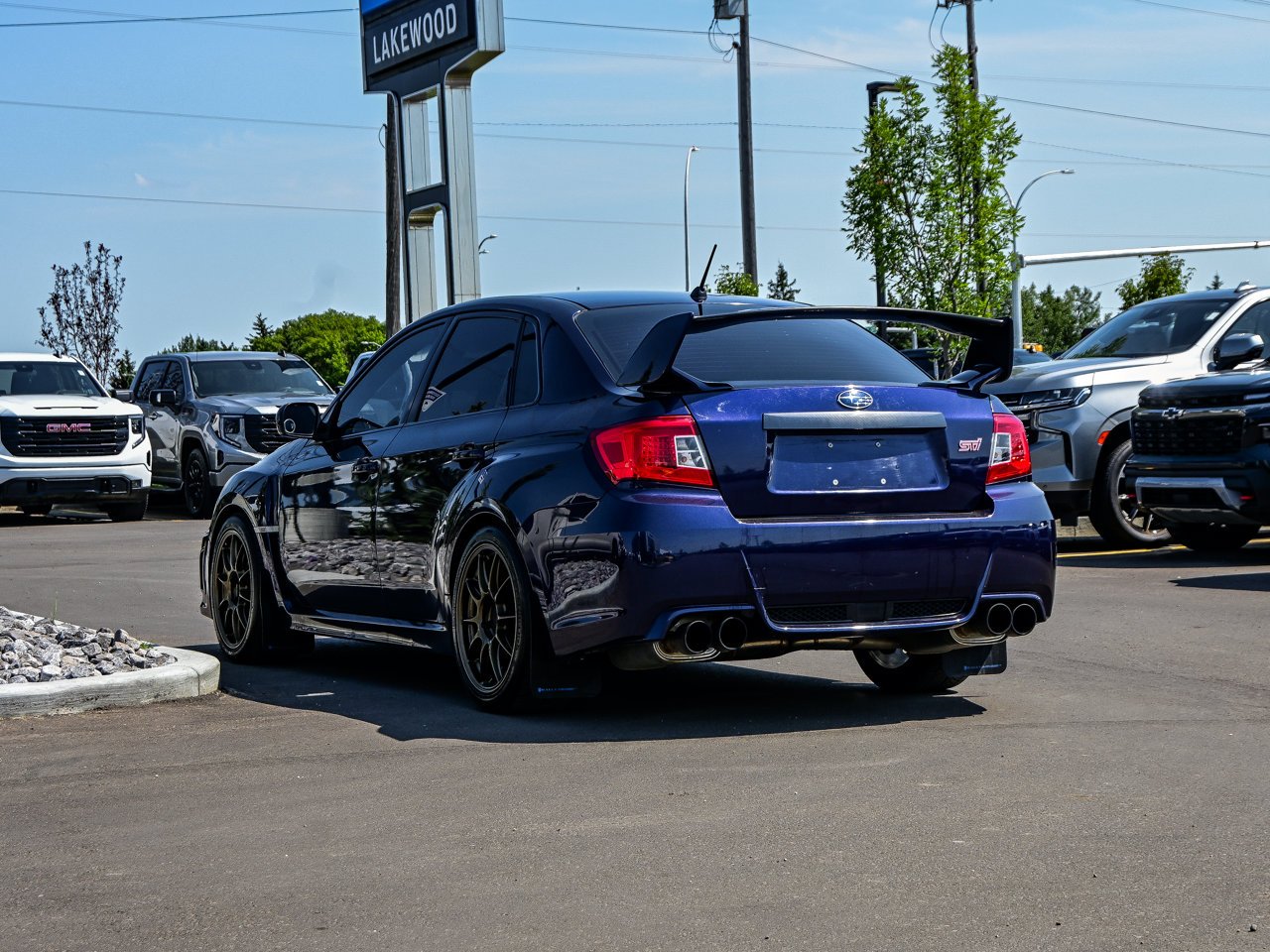 2011 Subaru Impreza 4dr Sdn WRX STI Blue Sherwood Park - photo #10