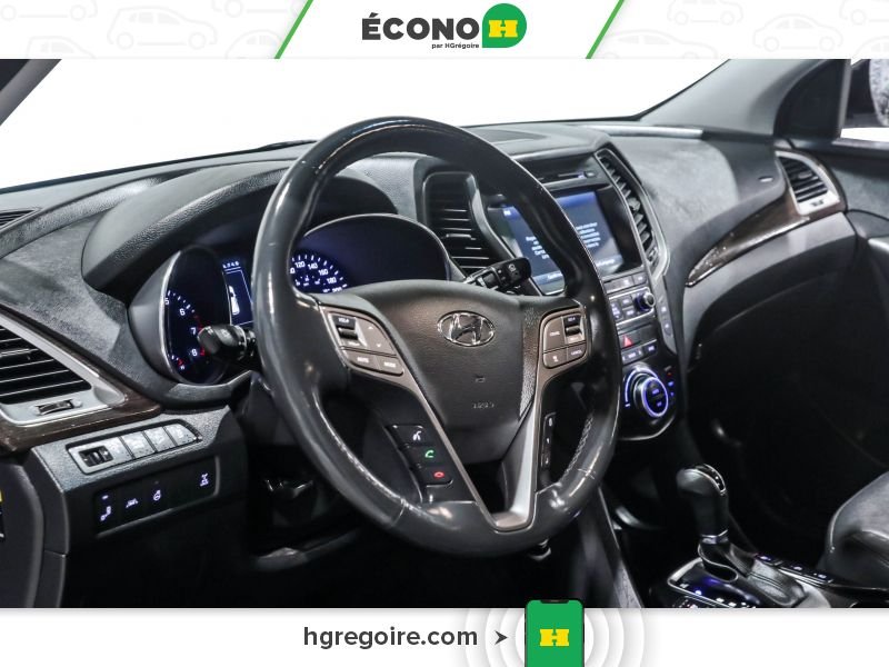 Hyundai Santa Fe 725320 | Ultimate AWD AUTO AC UIR TOIT NAV MAGS CAM RECULE 2018 Blanc Laval - photo #9