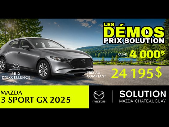 MAZDA Mazda3 Sport 2025 2025 Gris mécanique métallisé