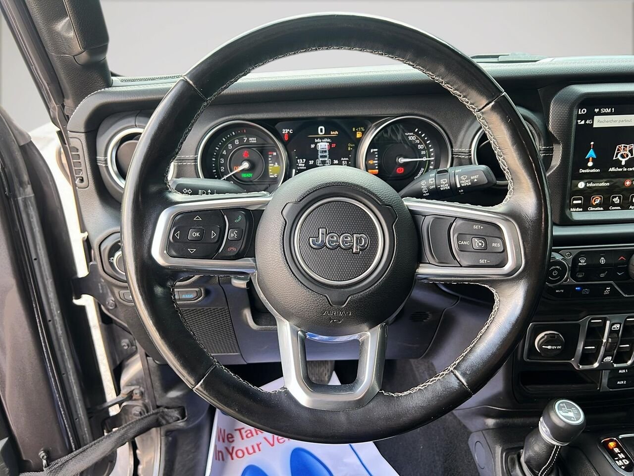 Jeep Wrangler 4xe SAHARA UNLIMITED 2022 Gris Québec - photo #11