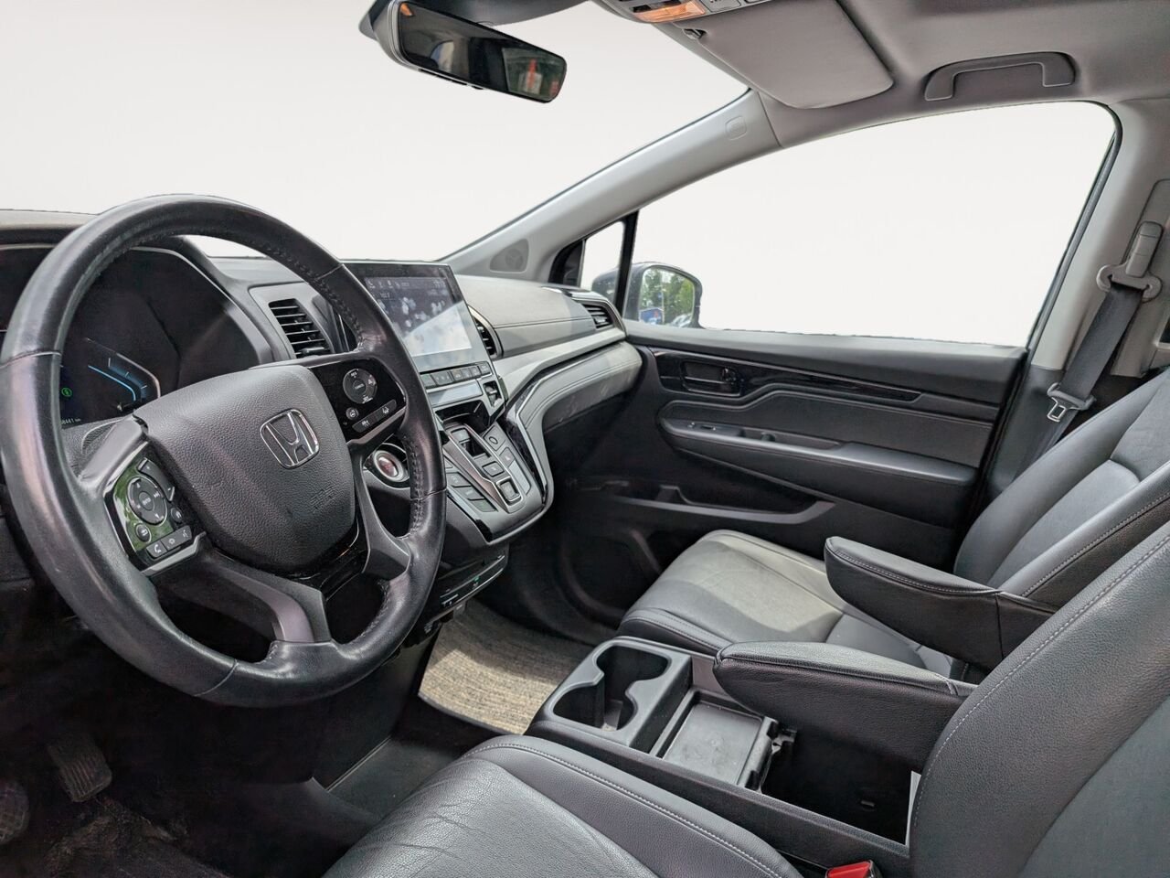 Honda Odyssey EX-L/SIÈGES CHAUFFANTS/SIÈGES EN CUIR/TOIT OUVRANT/AC BIZONE 2023 Gris Sherbrooke - photo #6