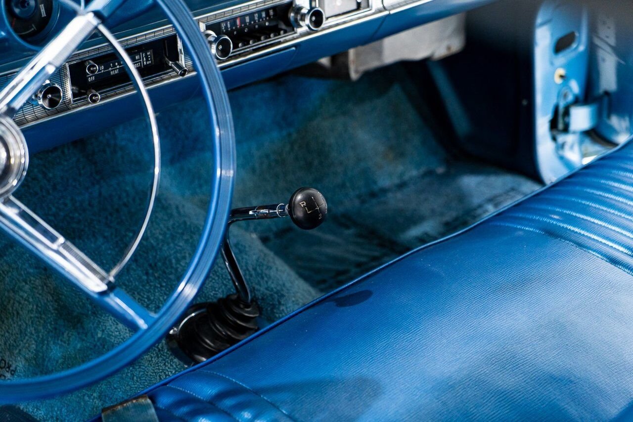 Ford Galaxie 500 *PRIX EN USD* 406 Cu In TriPower 4-Speed Convertible 1963 Bleu Montréal - photo #31