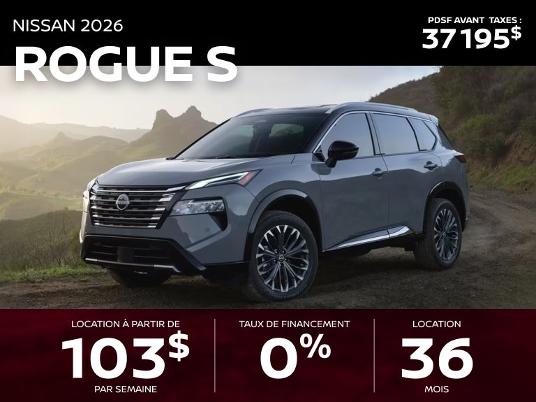 Nissan st eustache Accueil avril ROGUE S