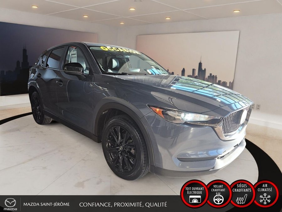2021 Mazda CX-5 Édition Kuro | CUIR | TOIT OUVRANT | AWD | Grey