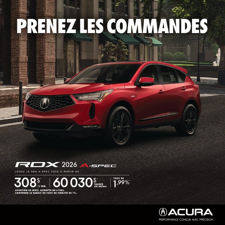 ACURA 1000x1000 juillet RDX 2026 FR