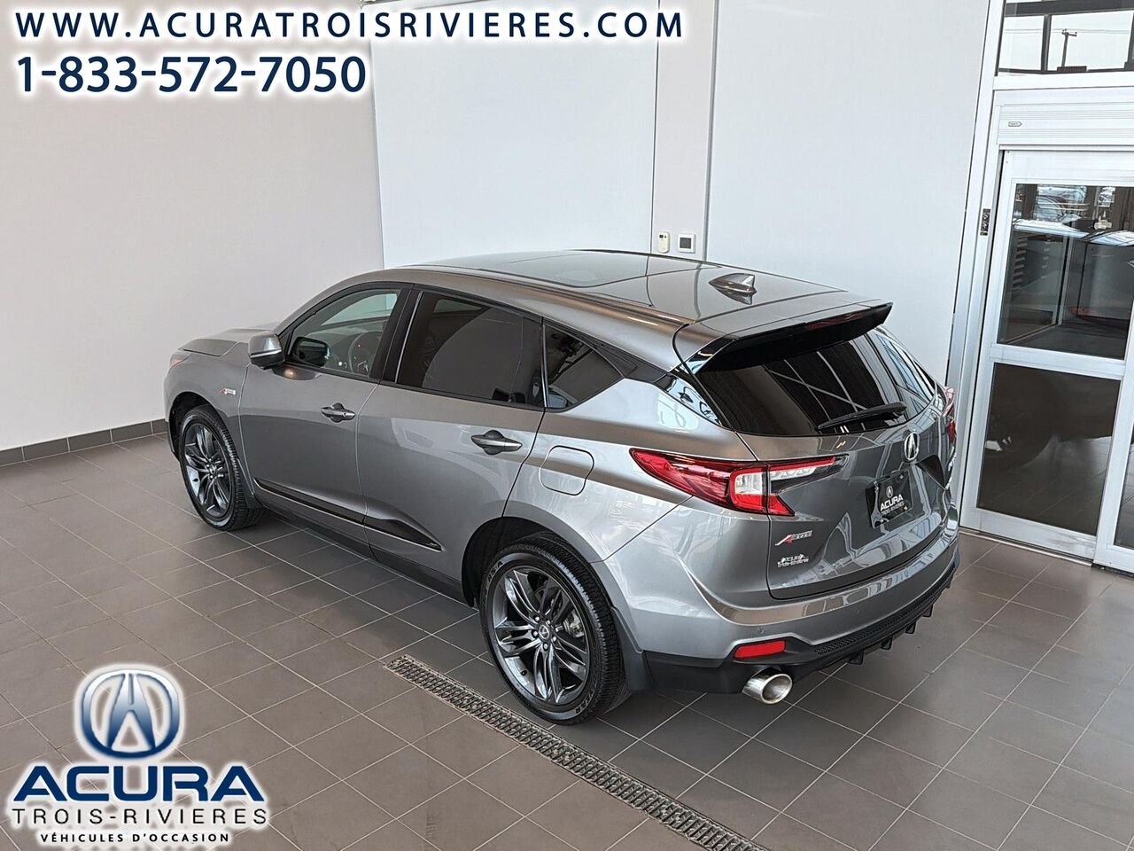 2023 Acura RDX aspec, sh-awd, toit pano, volant chauffant Grey Trois-Rivières - photo #11