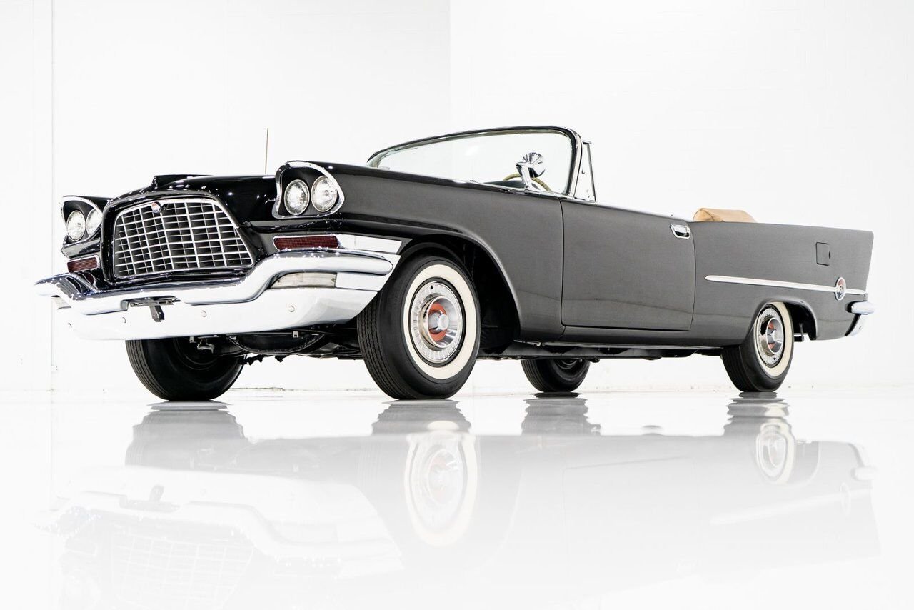 1957 Chrysler 300C 1 of 474 convertibles produced **PRICE IN USD** Black Montreal - photo #31