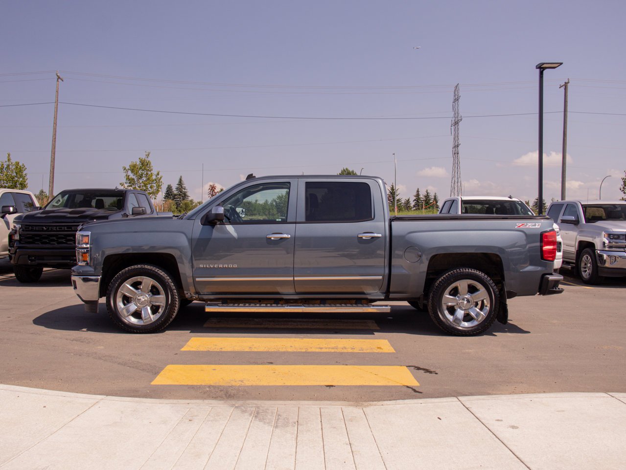 2014 Chevrolet Silverado 1500 4WD Crew Cab Short Box LTZ w/2LZ Blue Sherwood Park - photo #6