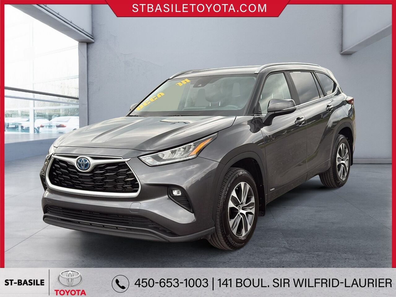 2024 TOYOTA Highlander Hybrid Grey Saint-Basile-le-Grand - photo #0