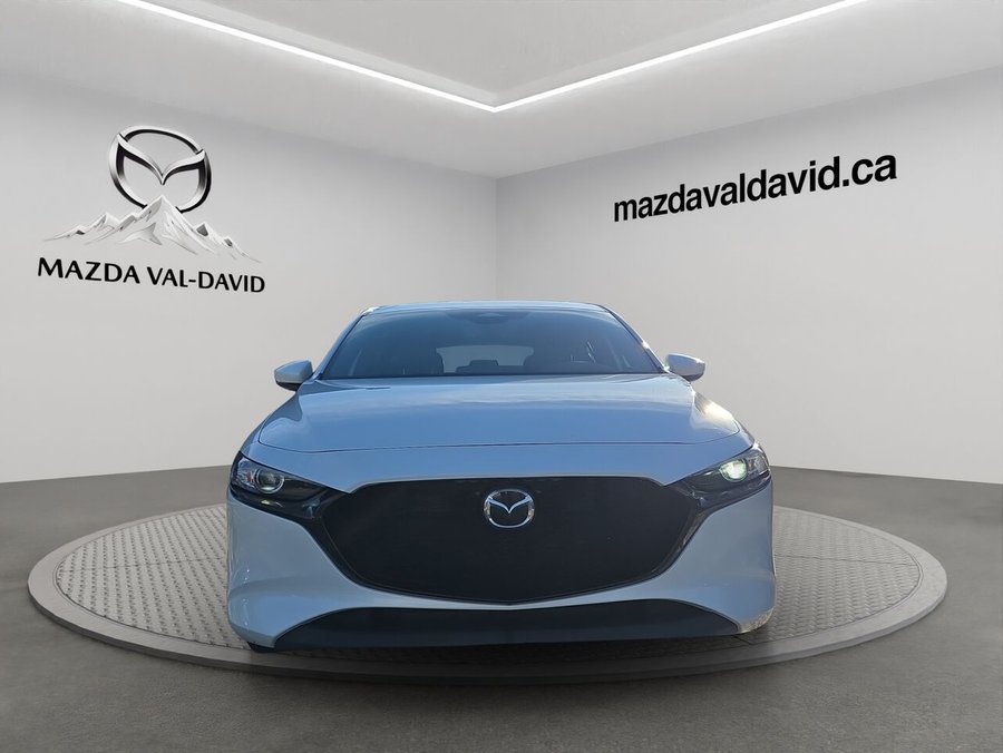 2024 Mazda Mazda3 Sport GS, BA, Volant chauffant, Toit ouvrant, Sièges en cuir White