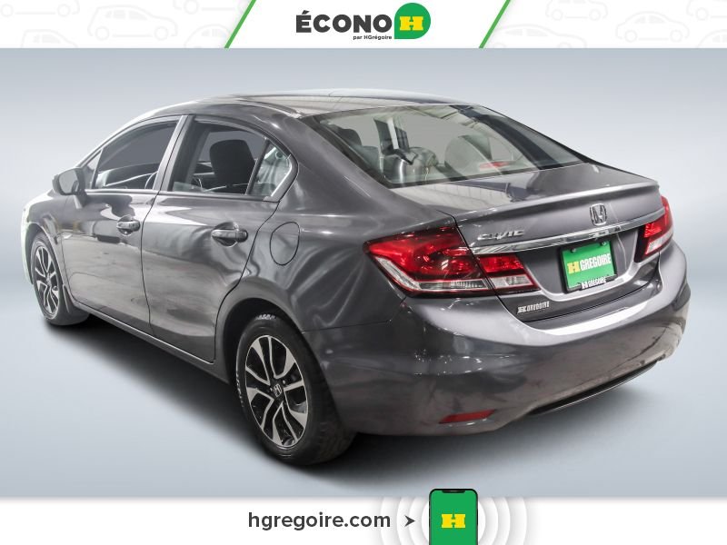Honda Civic 821030 | EX AUTO A/C TOIT GR ELECT MAGS CAM RECUL 2015 Gris Laval - photo #4