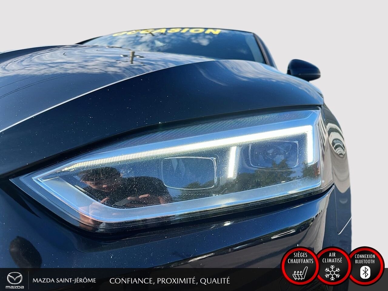 Audi A5 Sportback 2019 Noir Saint-Jérôme - photo #1