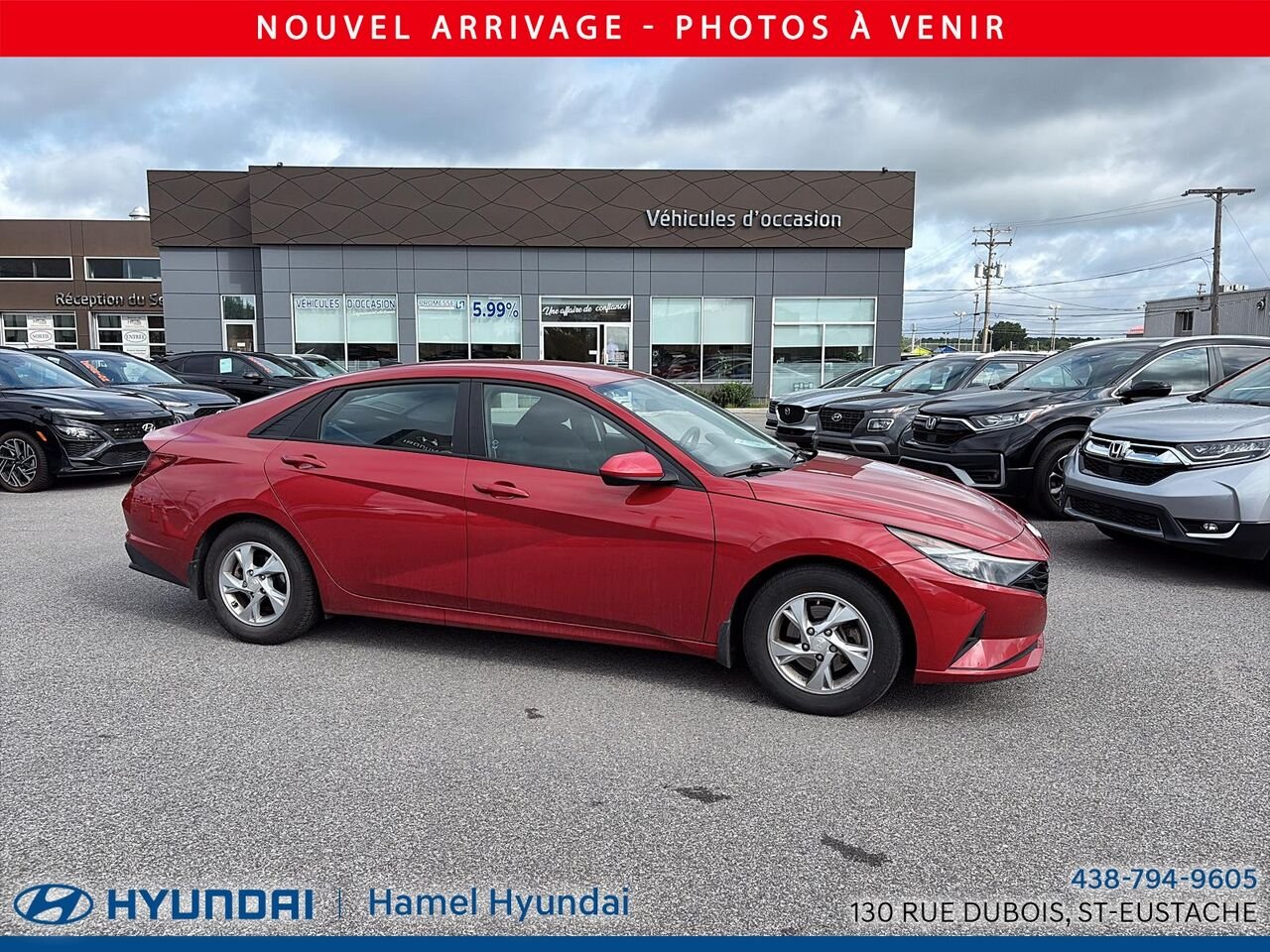 Hyundai Elantra 2021 Rouge Saint-Eustache - photo #0