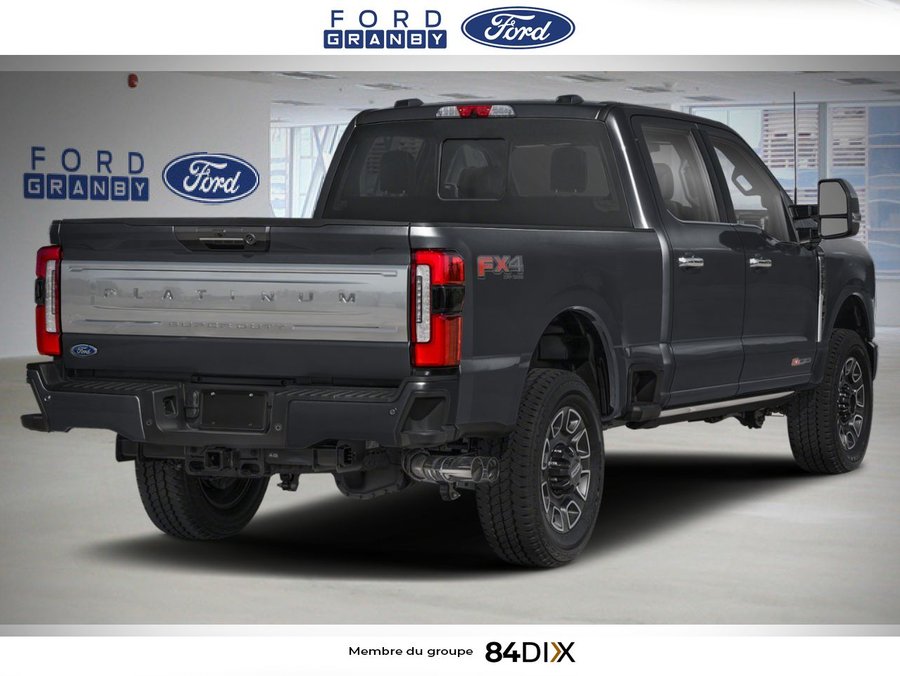 Ford Super Duty F-250 SRW Platinum cabine 6 places 4RM caisse de 8 pi 2026 Noir agate métallisé