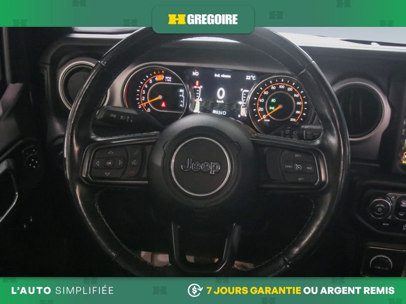 Jeep Wrangler 821038 | Unlimited Sport 80th Anniversary 4WD AUTO A/C MAGS 2021 Gris Laval - photo #18