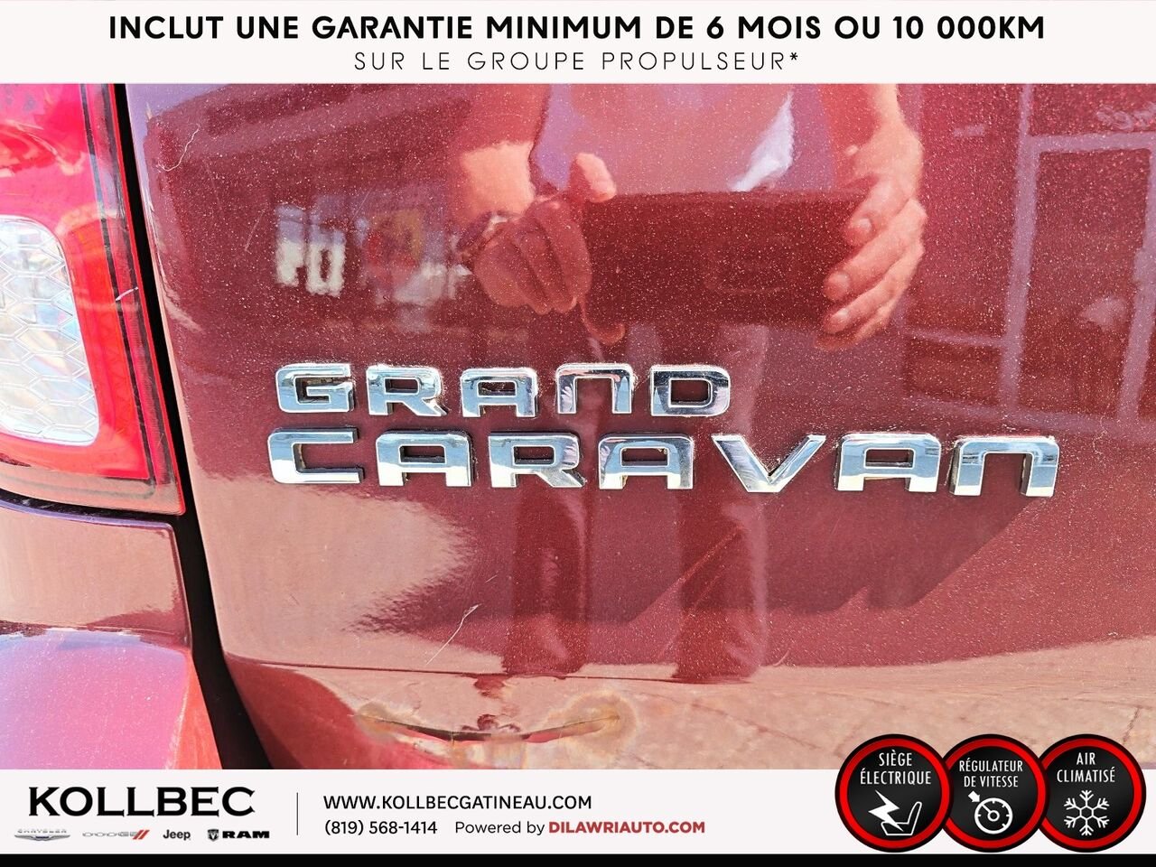 2017 DODGE GRAND CARAVAN SXT Premium Plus Red Ottawa & Gatineau - photo #16