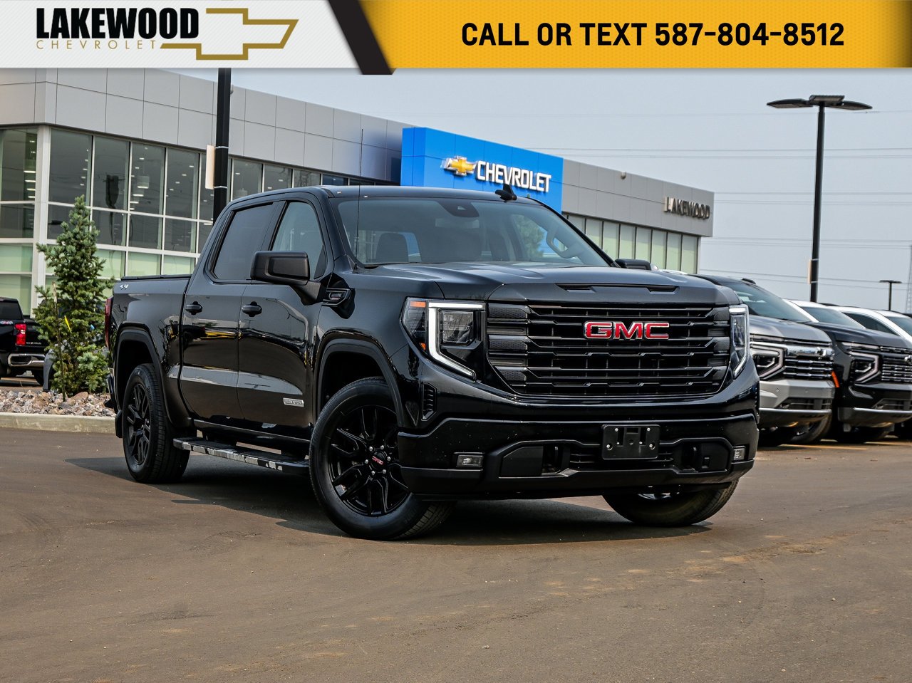 2024 GMC Sierra 1500 4WD Crew Cab 147 Elevation Black Sherwood Park - photo #0