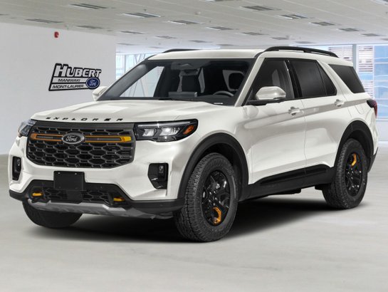 2026 Ford Explorer 2026 Star White Metallic Tri-Coat