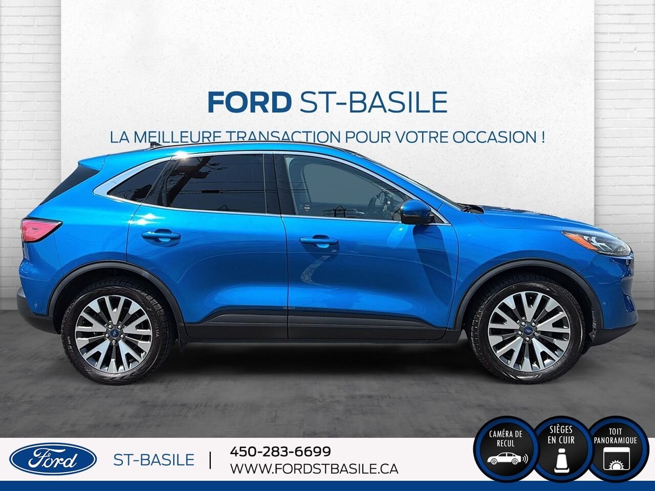Ford Escape 2020 Bleu Saint-Basile-le-Grand - photo #8