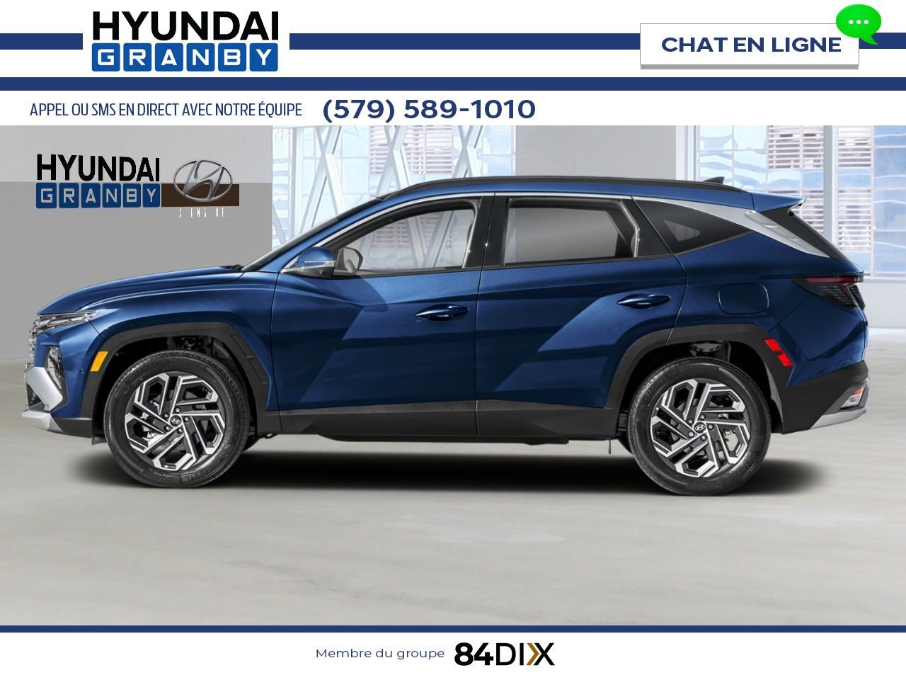 HYUNDAI Tucson hybride 2025 Bleu océan Granby - photo #1