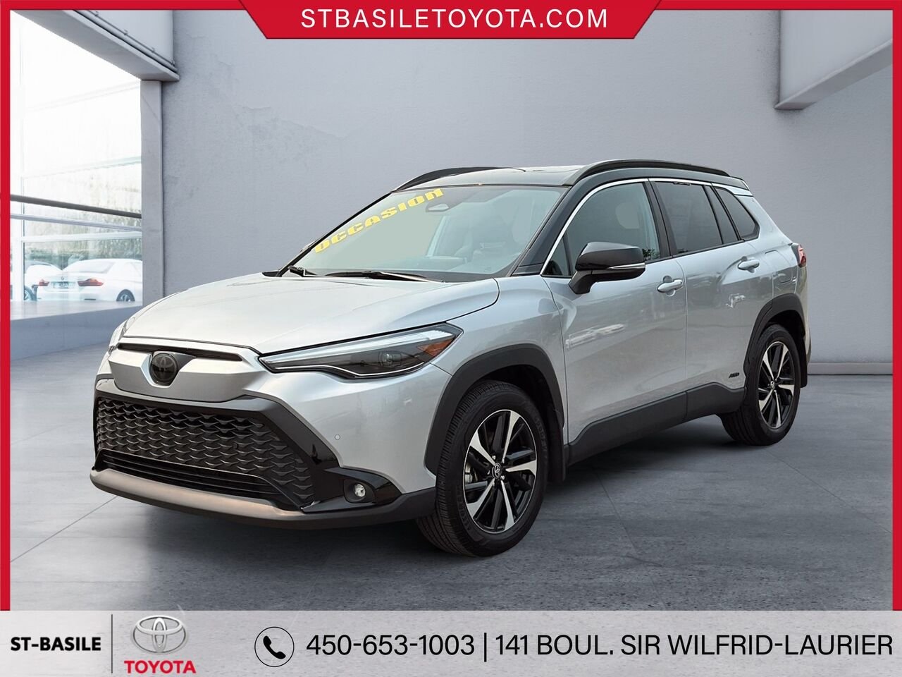 TOYOTA Corolla Cross Hybride 2024 Argent Saint-Basile-le-Grand - photo #0
