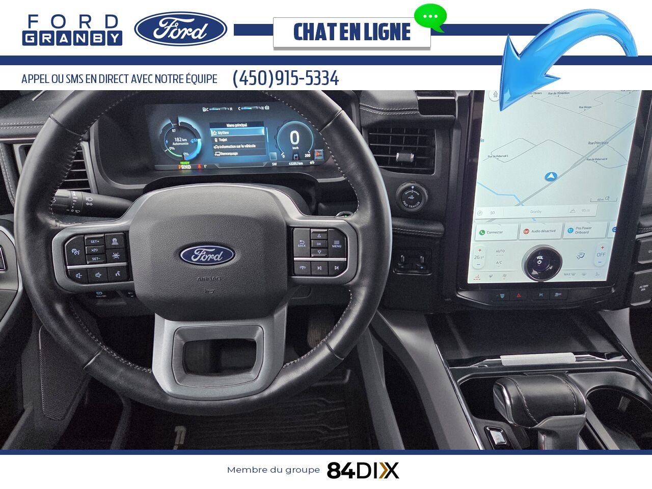 Ford F-150 Lightning 2024 Blanc Granby - photo #10