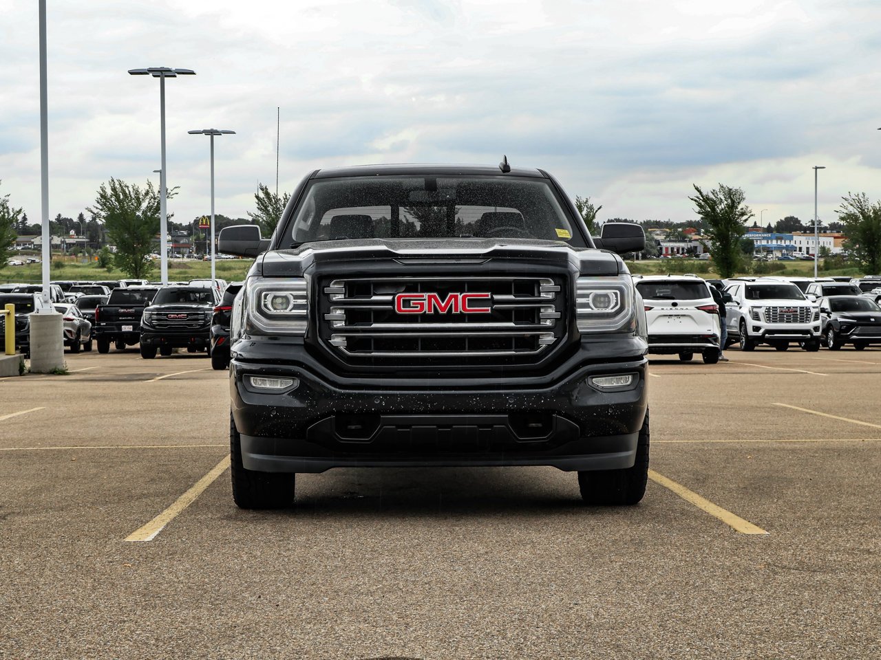 2016 GMC Sierra 1500 4WD Crew Cab 143.5 SLT Black Sherwood Park - photo #2