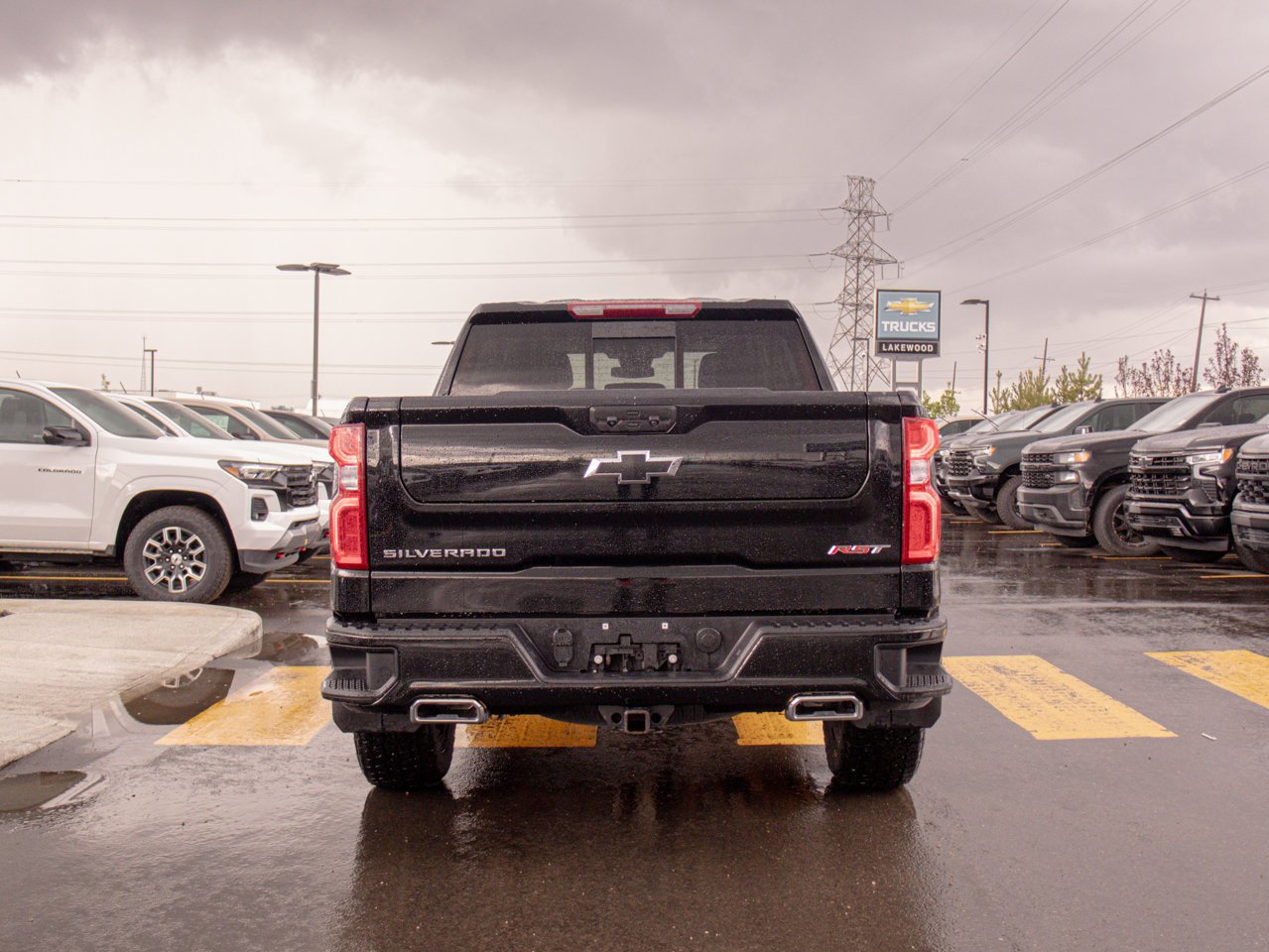 2024 Chevrolet Silverado 1500 4WD Crew Cab 147 RST Black Sherwood Park - photo #8